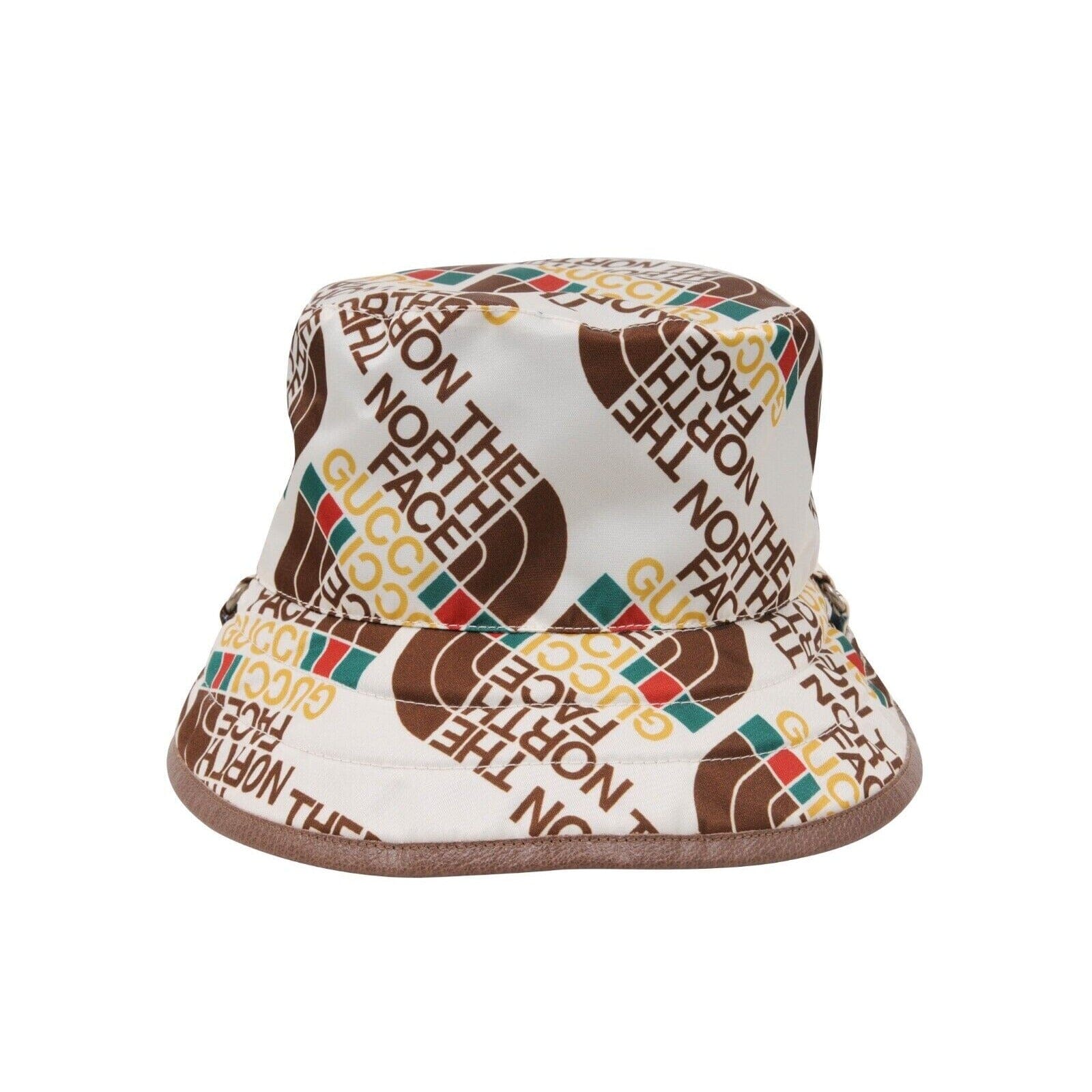 The North Face GUCCI All Over Logo Bucket Hat White Brown Collaboration –  THE-ECHELON