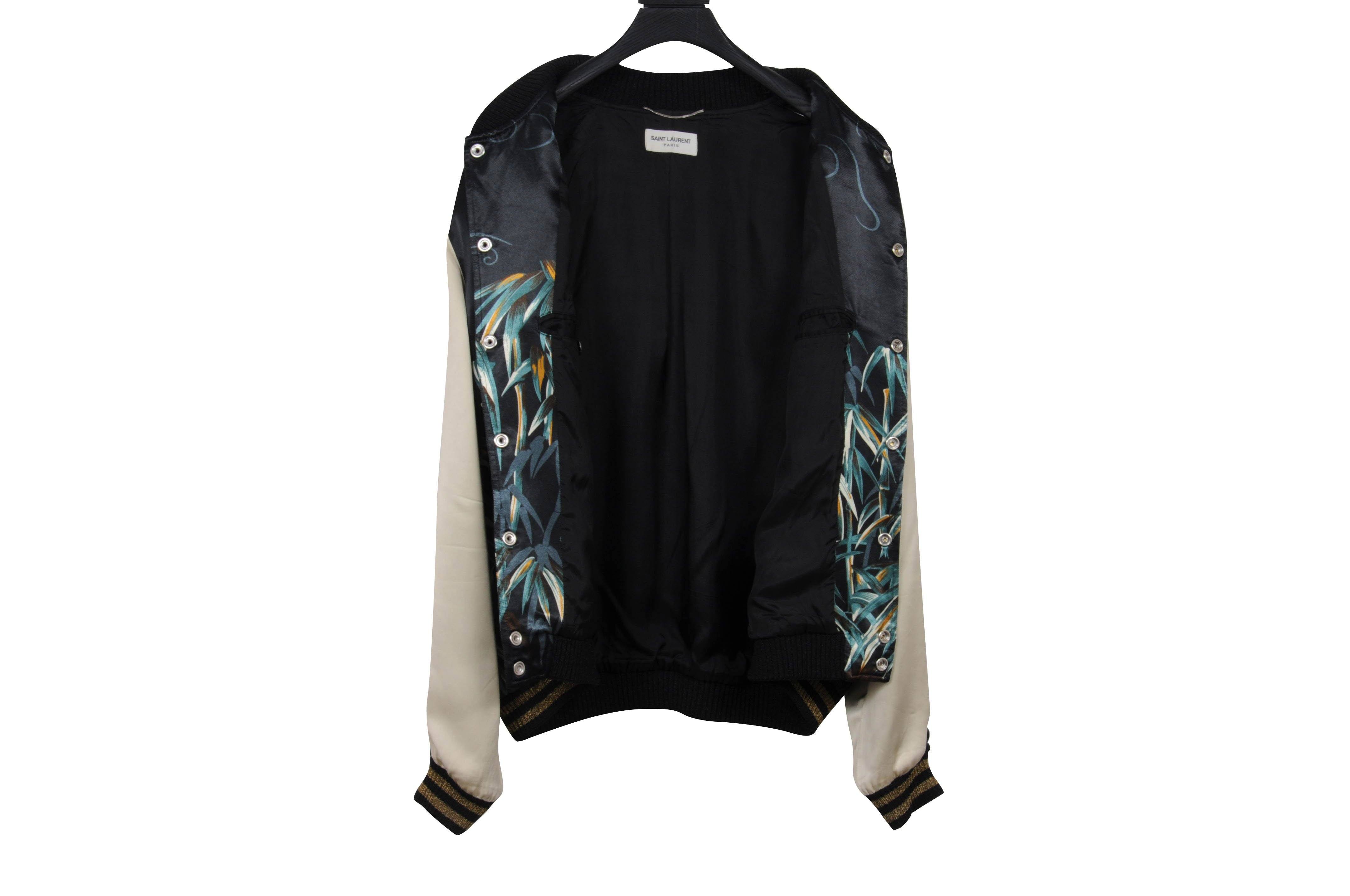 Saint laurent tiger deals eagle jacket