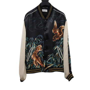 Gucci Purple Blind For Love Tiger Bomber Jacket Gucci