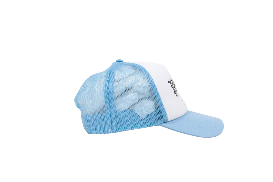 Trucker Hat (Blue) Palm Angels 
