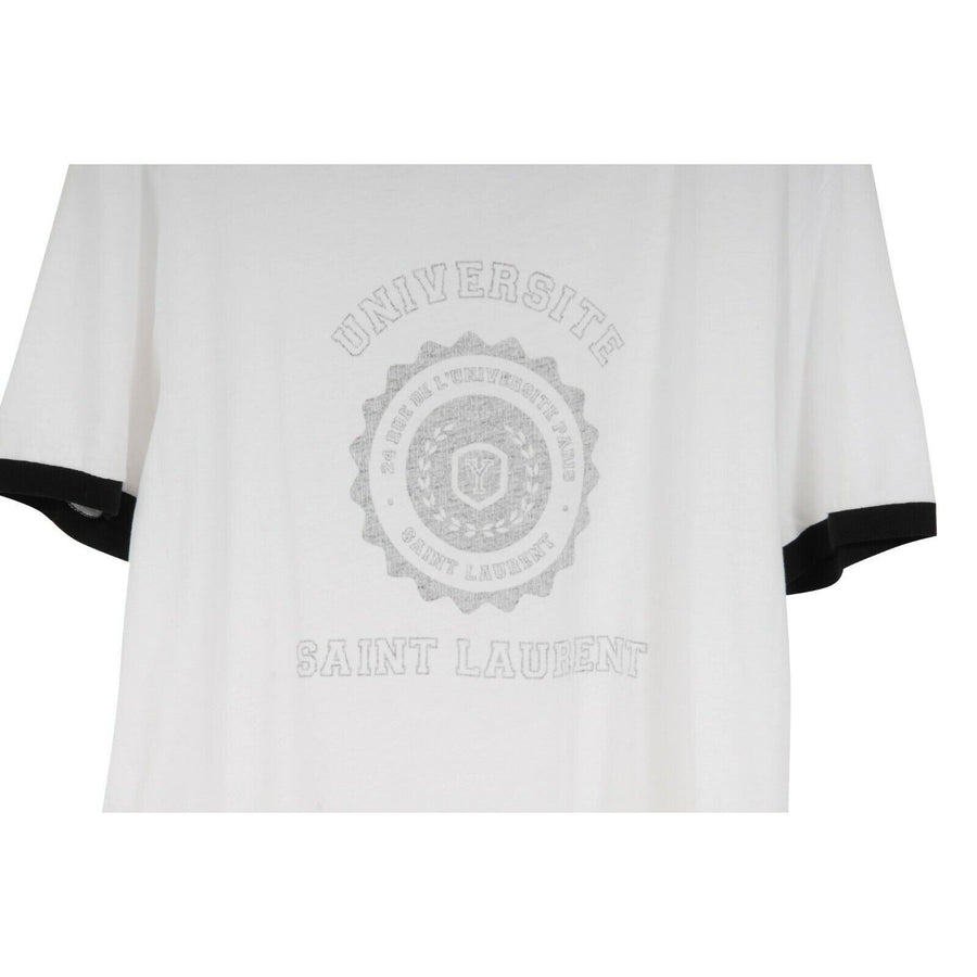 Universite Crest Logo Inside Out T Shirt SAINT LAURENT 