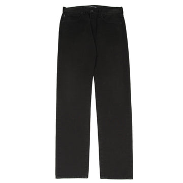 Vintage Black Ribbed Cotton Corduroy 5 Pocket Regular Fit Trousers TOM FORD 