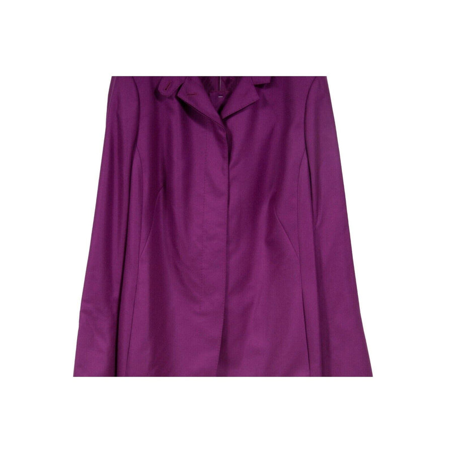 Violet Purple Cashmere Twill Lando Jacket Blazer Akris 