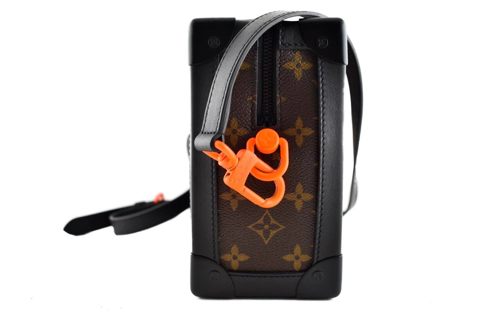 Louis Vuitton Virgil Abloh Monogram Trunk L’oeil Coated Canvas Wheel Box Black Hardware, 2022 (Like New), Handbag