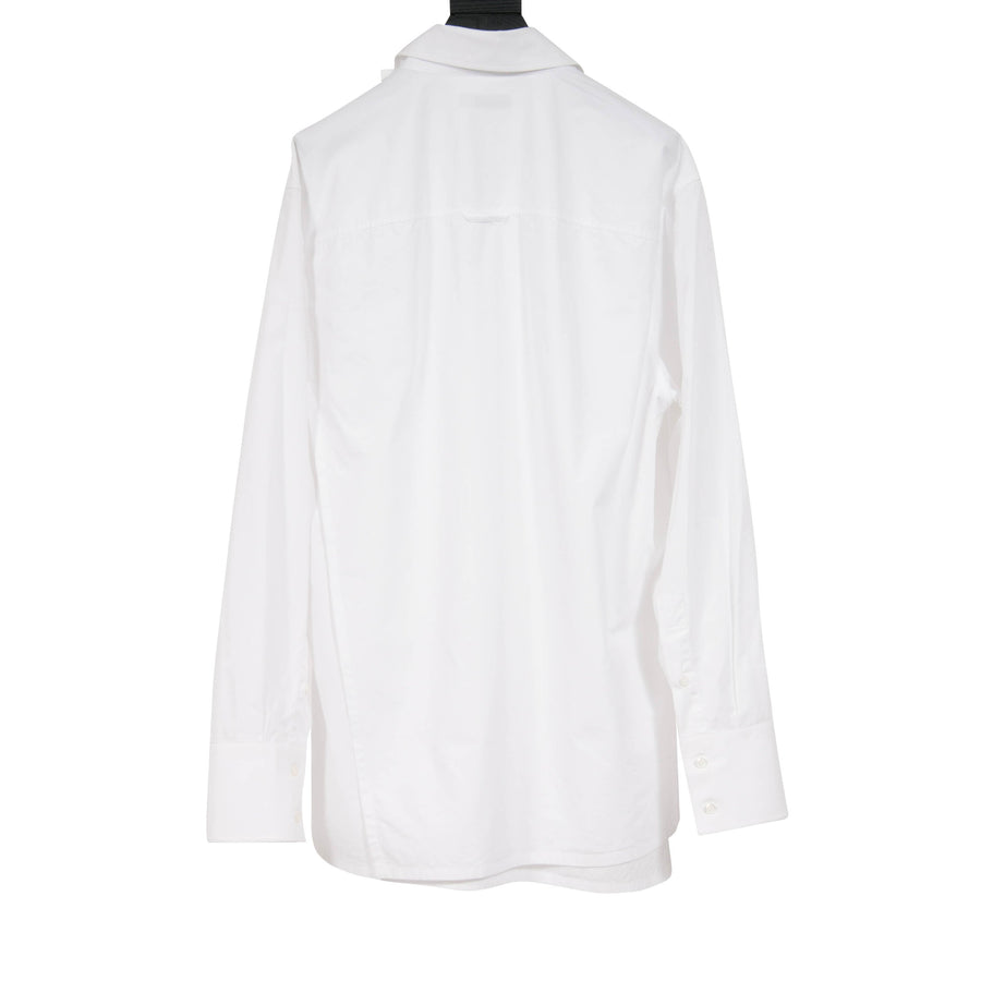 VLTN White Button Down Shirt With Strap VALENTINO 