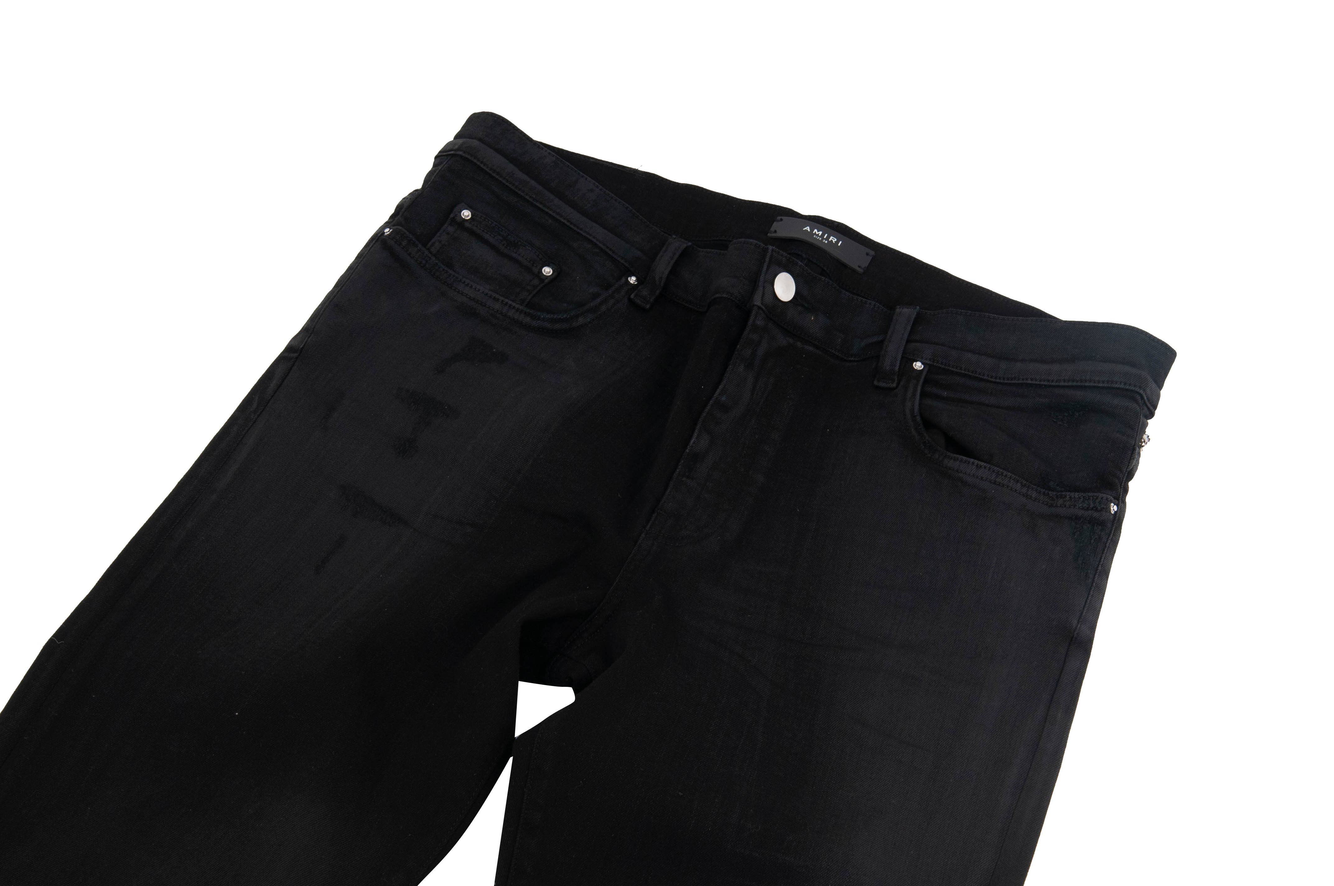 Waxed Stack Jeans THEECHELON