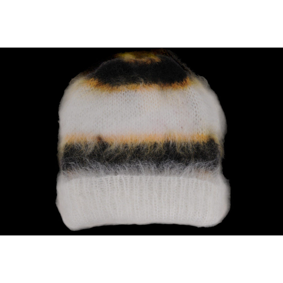 White Mohair Blend Fuzzy Wuzzy Brushed Beanie Marni 