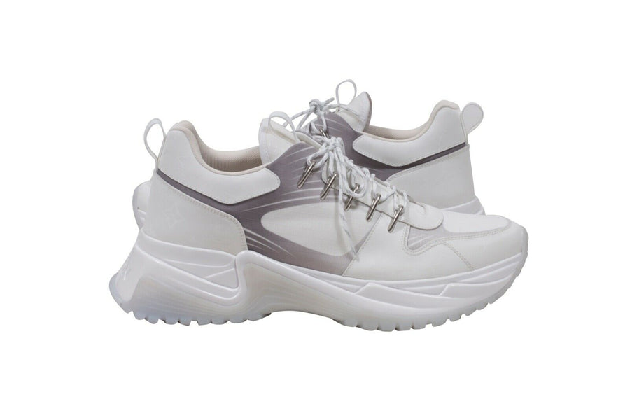 Louis Vuitton sneakers LV8.5/US9.5 Run Away White Silver