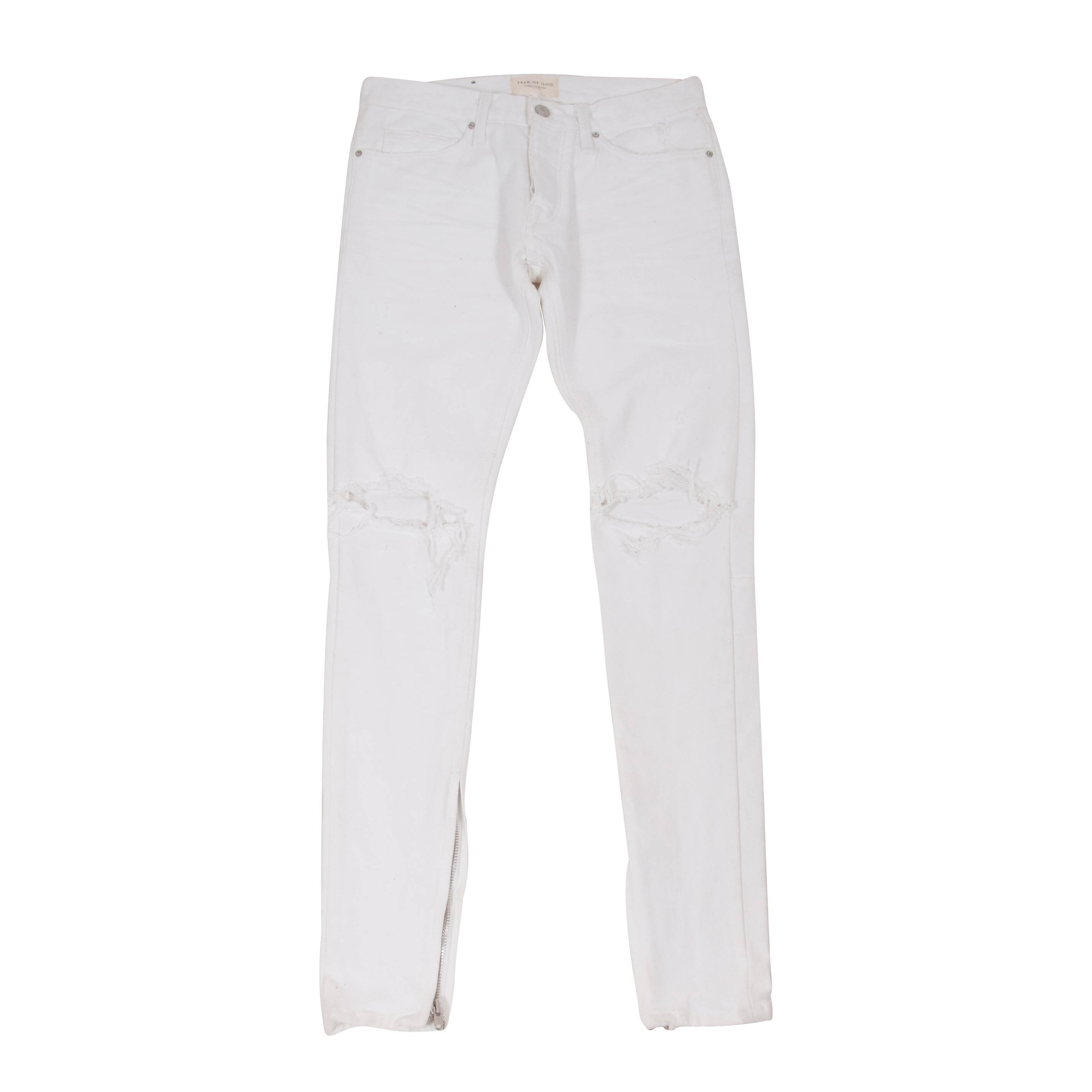 White Selvedge Denim Jeans