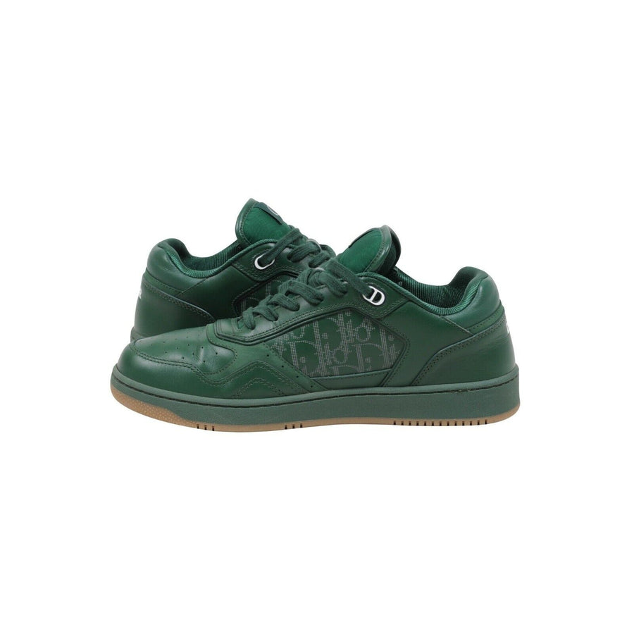 World Tour B27 Green Oblique Galaxy Low Top Sneakers DIOR 