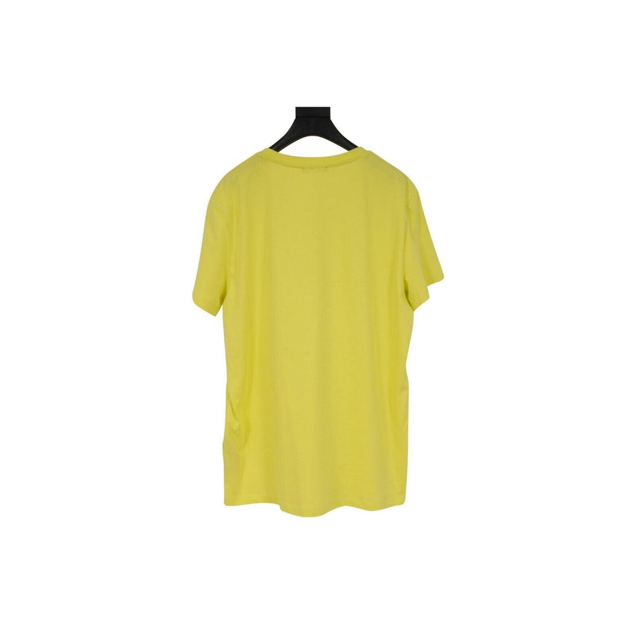 Yellow Embossed Logo T Shirt BALMAIN 
