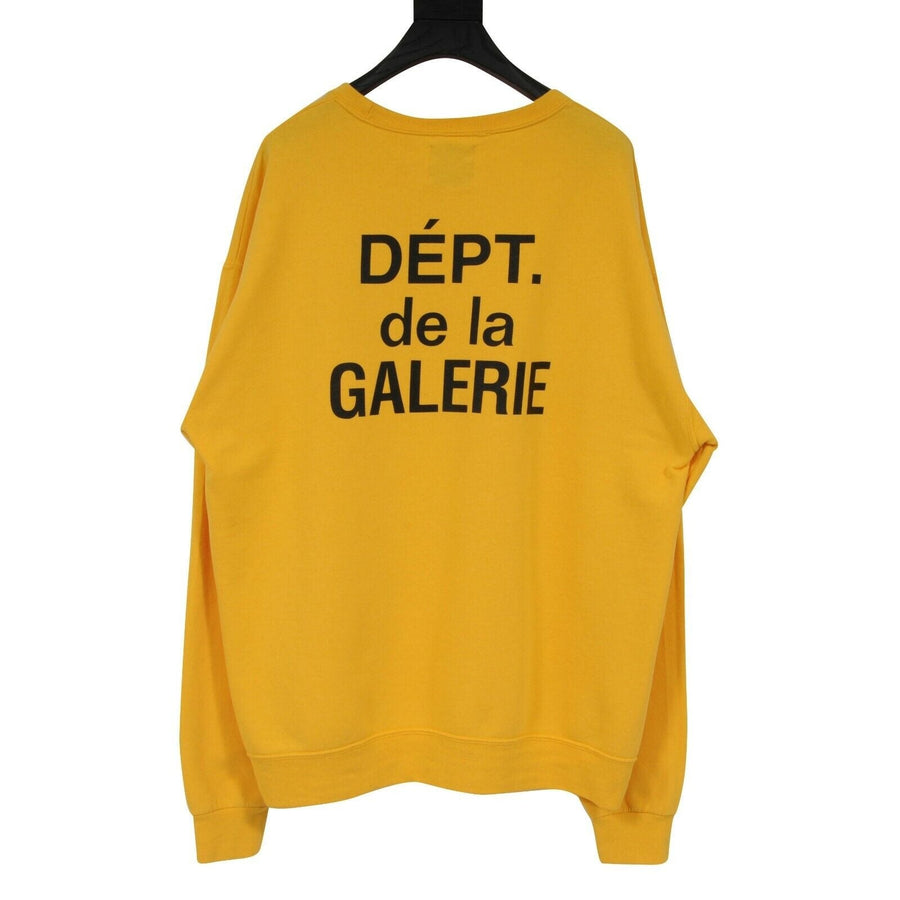 Yellow French Logo Sweatshirt Gallery Dept. 
