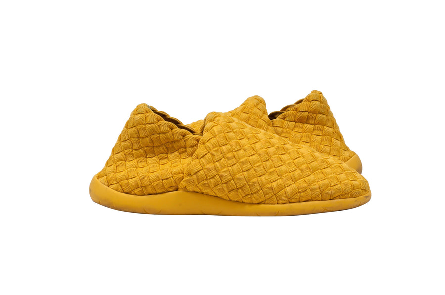 Yellow Intrecciato Slip-On Sneakers Bottega Veneta 