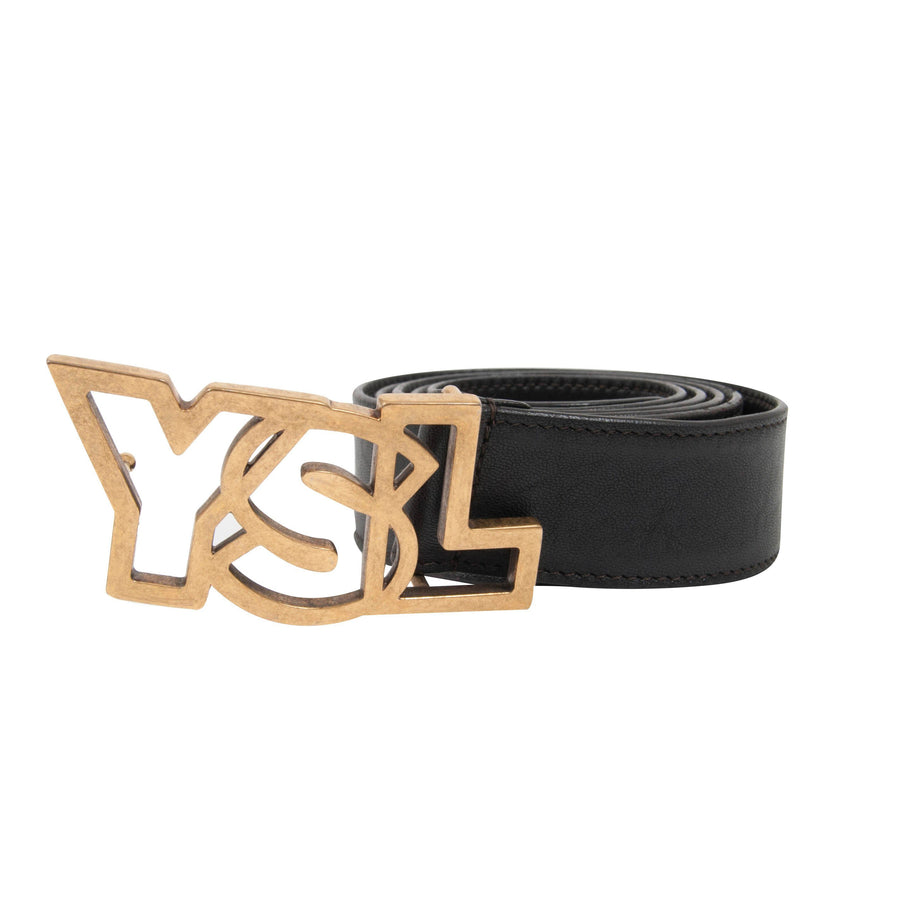 YSL Logo Belt Yves Saint Laurent 