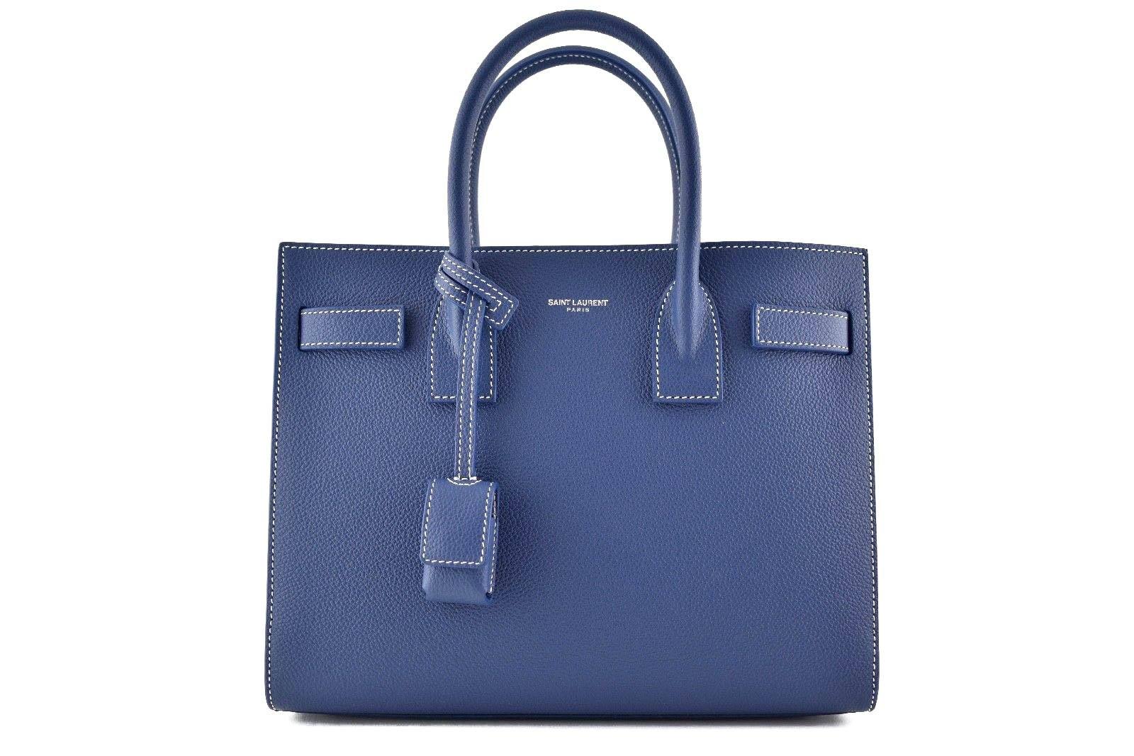 Saint Laurent Small Ysl Shoulder Bag - Light Blue