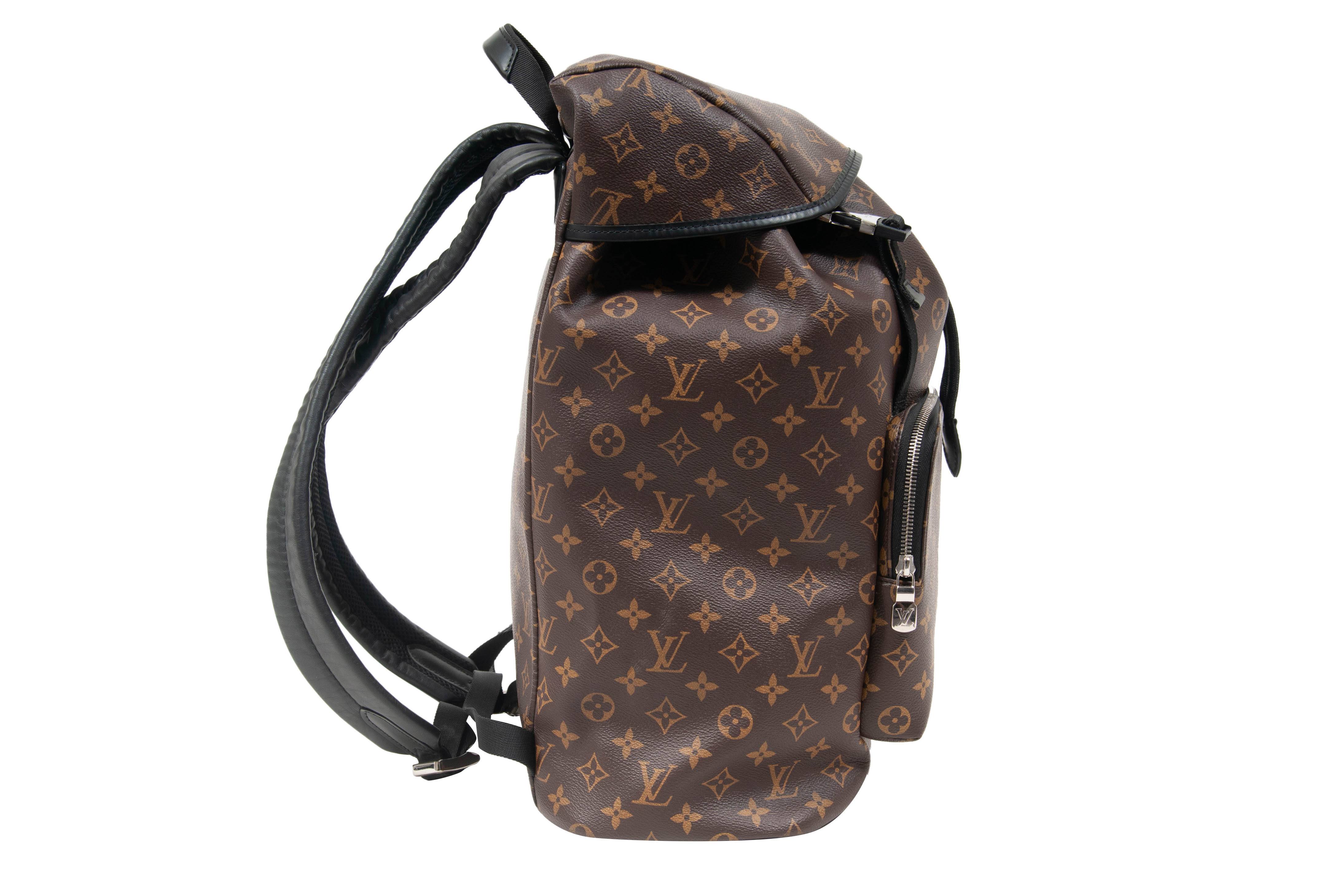 brown louis vuitton backpack mens Zack Backpack Monogram Macassar Canvas (Brown) – THE-ECHELON